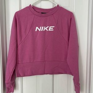 Nike cropped sweatshirt